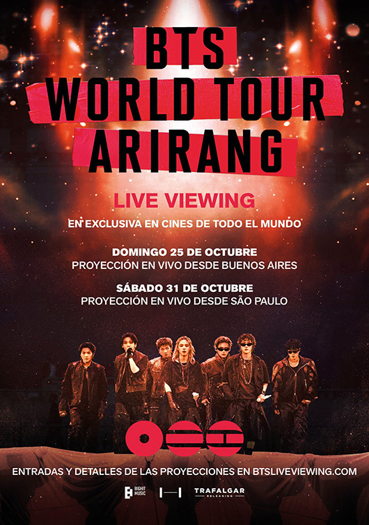 BTS WORLD TOUR ARIRANG IN SAO PAULO  LIVE VIEWING  DELAYED